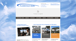 Desktop Screenshot of flugschule-hezel.de